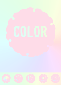 pink color rainbow  G21