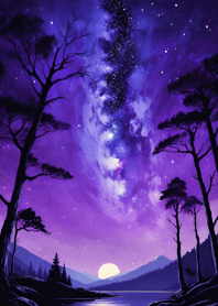 Bright Moon and Dawn FB23Aa