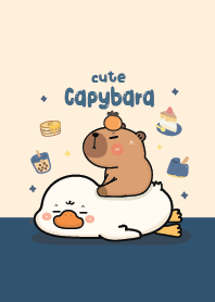 หมามะพร้าวคาปิบาร่า สีน้ำเงิน