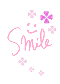 Smile - pink flower-joc