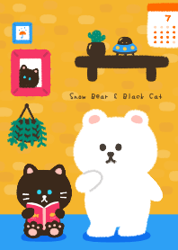 Snow Bear & Black Cat: After School