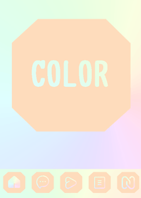 beige color rainbow  K24
