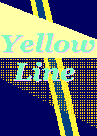 カラーウォール "Yellow Line No.4"