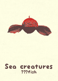 Sea crt ?fish Cherry red