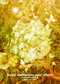 Lucky Hydrangea and Clover Gold