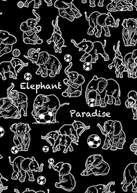 Elephant Paradise #01(black)