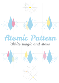 Padrão atômico - magia branca e estrelas