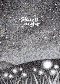 On a starry night.