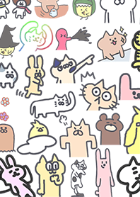 Theme of kawaii Animals