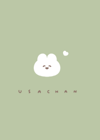うさちゃん。ピスタチオグリーン
