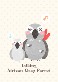 Talking African Gray Parrot