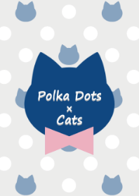 Polka Dots and Cats(Winter color)O