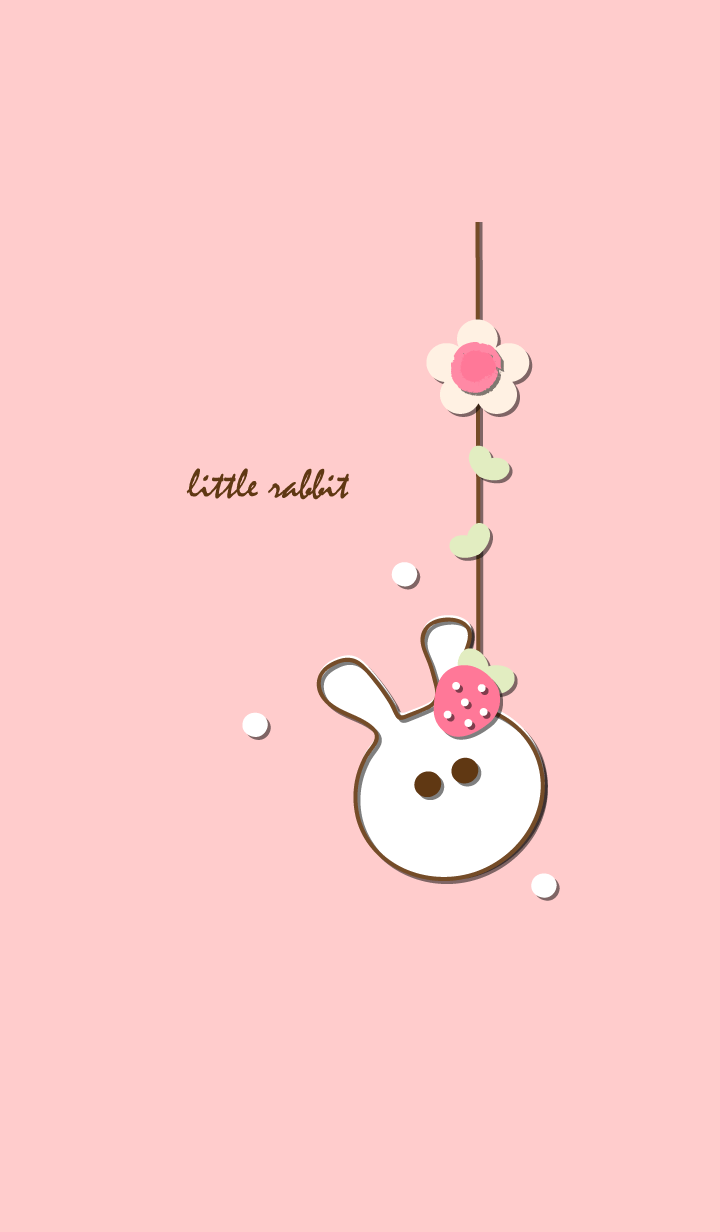 little rabbit with little strawberry 6