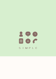 SIMPLE(beige green)V.209b