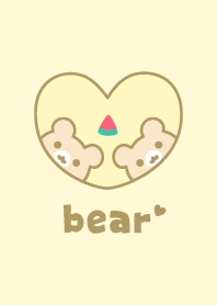 Bear Watermelon - Yellow
