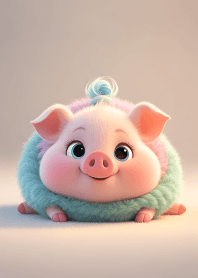 หมูน้อยเริงร่า น่ารัก 2