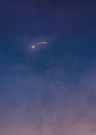 紫色の夜空