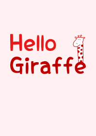 Hello Giraffe red 4