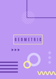 Minimal Geometric Perfume Purple