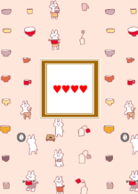 Simple scribble Rabbit Kitchen 1