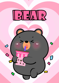Black Bear Like Pink Color Theme