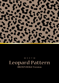 Leopard Pattern-BROWN BEIGE Version-