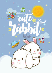 Rabbit Lovely Galaxy Blue