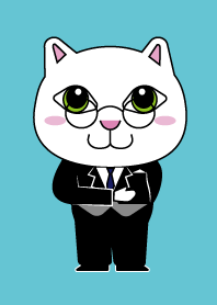 メイド猫の同僚の執事