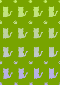 HAPPY GRADIENT CAT-LEAF GREENj