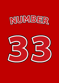 Number 33 red version