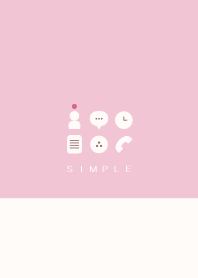 シンプル（beige pink))V.183