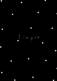 Adult black with small polka dots.