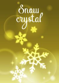 Snow crystal(gold)@Winter Feature