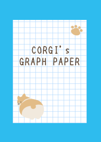 CORGI's GRAPH PAPER-BLUE-GREENj