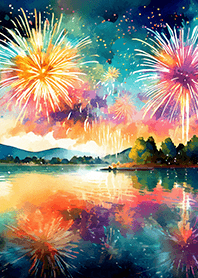 Beautiful Fireworks Theme#343