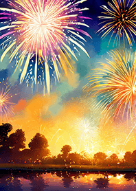 Beautiful Fireworks Theme#621