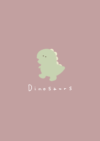 dinosaur simple pink