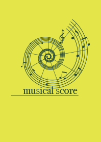 musicalscore Chart Trees YEL