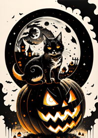 halloween cat 683D15