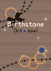 [R] Birthstone Ring 10 + Beige |os