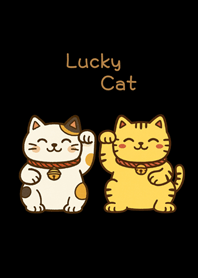 축복행운의 고양이-검은색