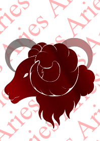 Twelve constellations -Aries3 Red2-