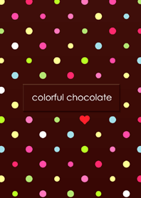 colorful chocolate