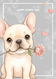 French Bulldog3/Marble/Grey3