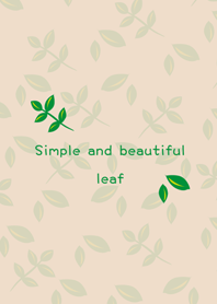 Minimalistic beauty-leaves