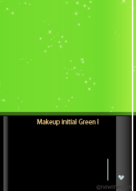 Makeup initial Green I.