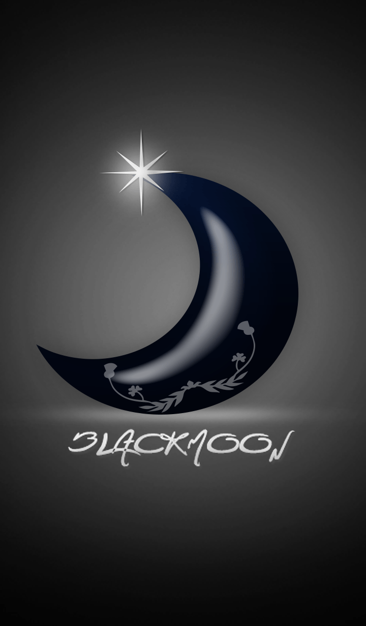 Black Moon at night