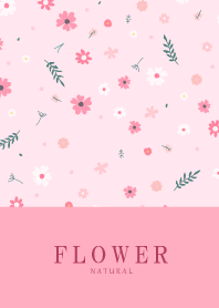 FLOWER MILKY PINK -NATURAL 93