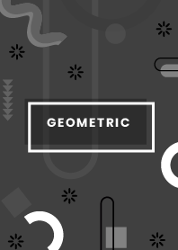 Flat Geometric Tundora Black 4