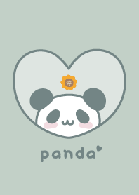 熊貓 向日葵 [暗綠色]